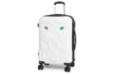 IT Luggage Small Tiger Emboss Crystal Eyes Hard Suitcase IT Luggage Small Tiger Emboss Crystal Eyes Hard Suitcase